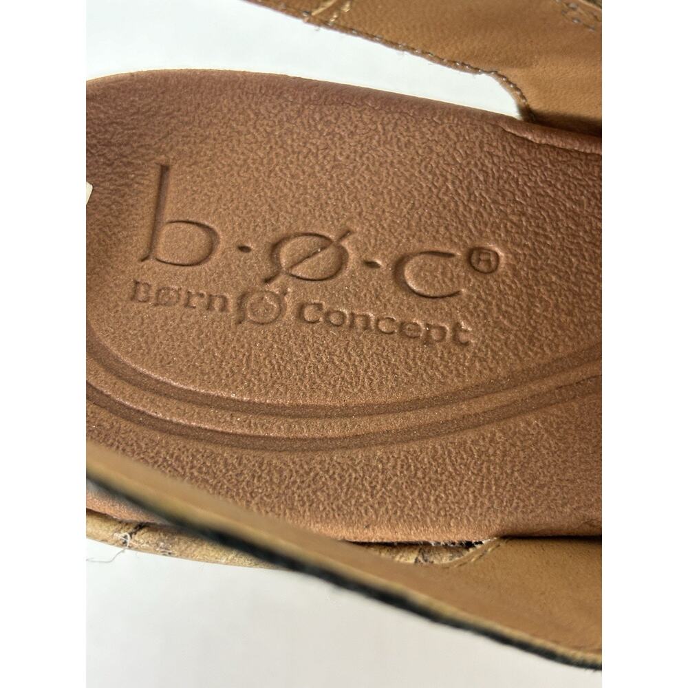 BOC Metallic Silver Cork Wedge Slingback Sandals Sz 9 Faux Leather Boho Comfort‎ - Picture 11 of 14